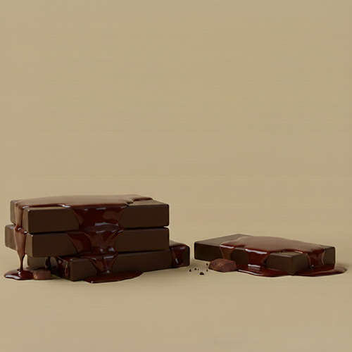 dark chocolate slab
